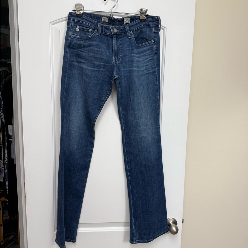 AG Adriano Goldschmied Women's Blue Boot Cut Jeans